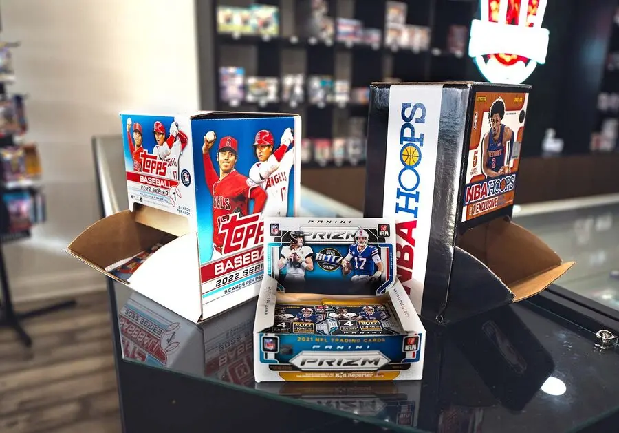 Collectibles and memorabilia on display in the shop